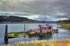 Historic shipwreck-Mary D Hume-a National Register of Historic Places-Gold Beach-Oregon Art Print